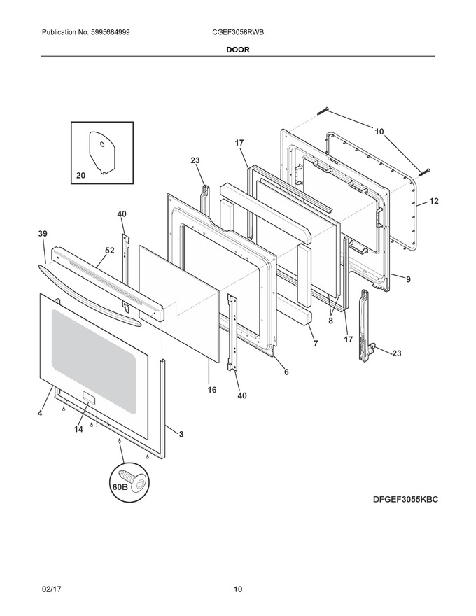 Diagram for CGEF3058RWB