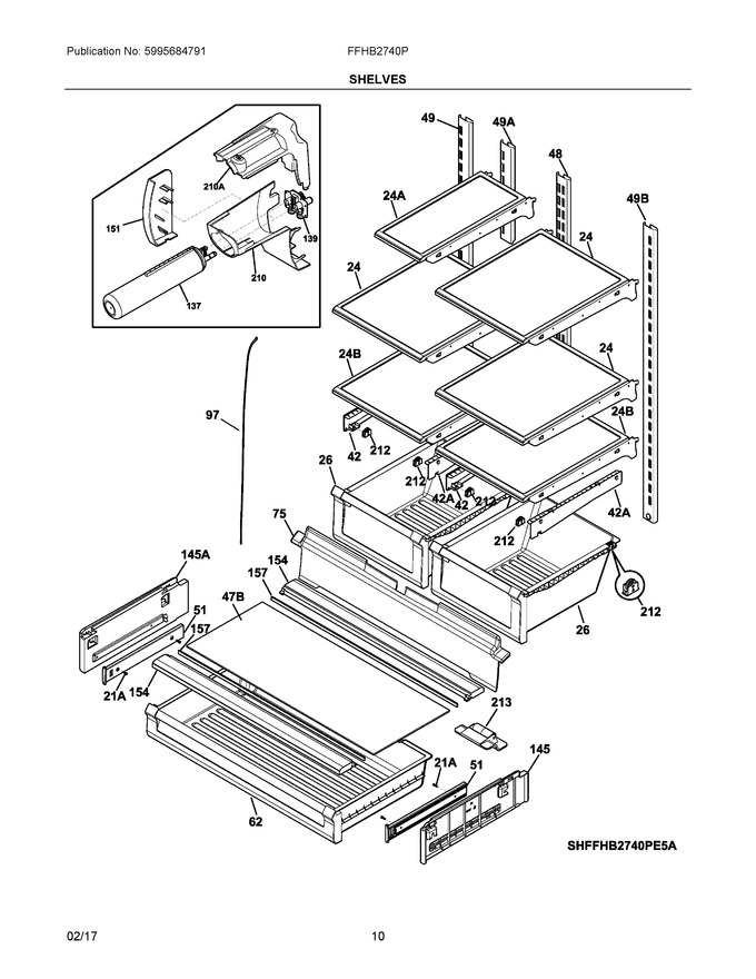 Diagram for FFHB2740PSDA