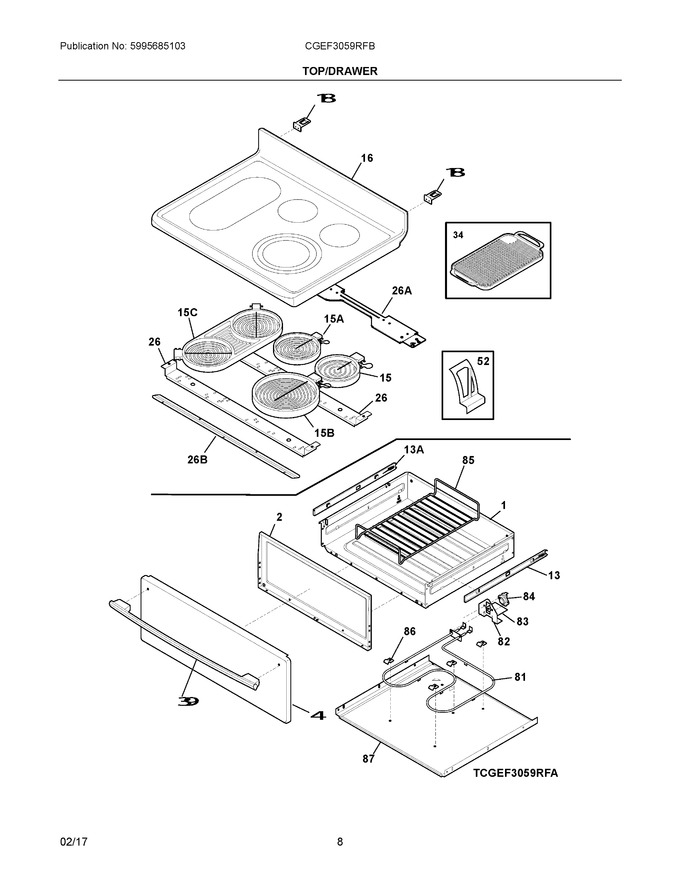 Diagram for CGEF3059RFB