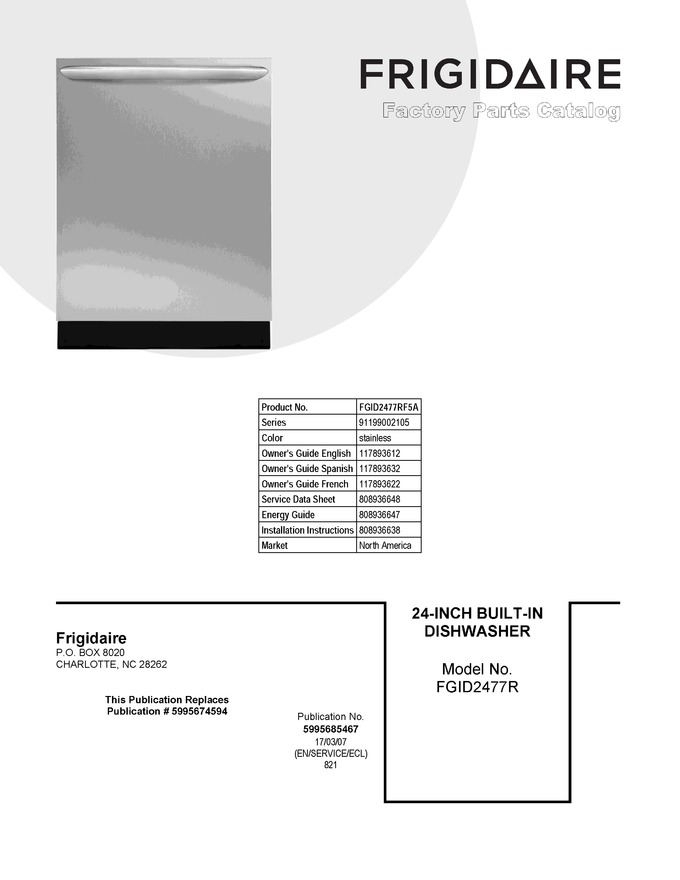 Diagram for FGID2477RF5A