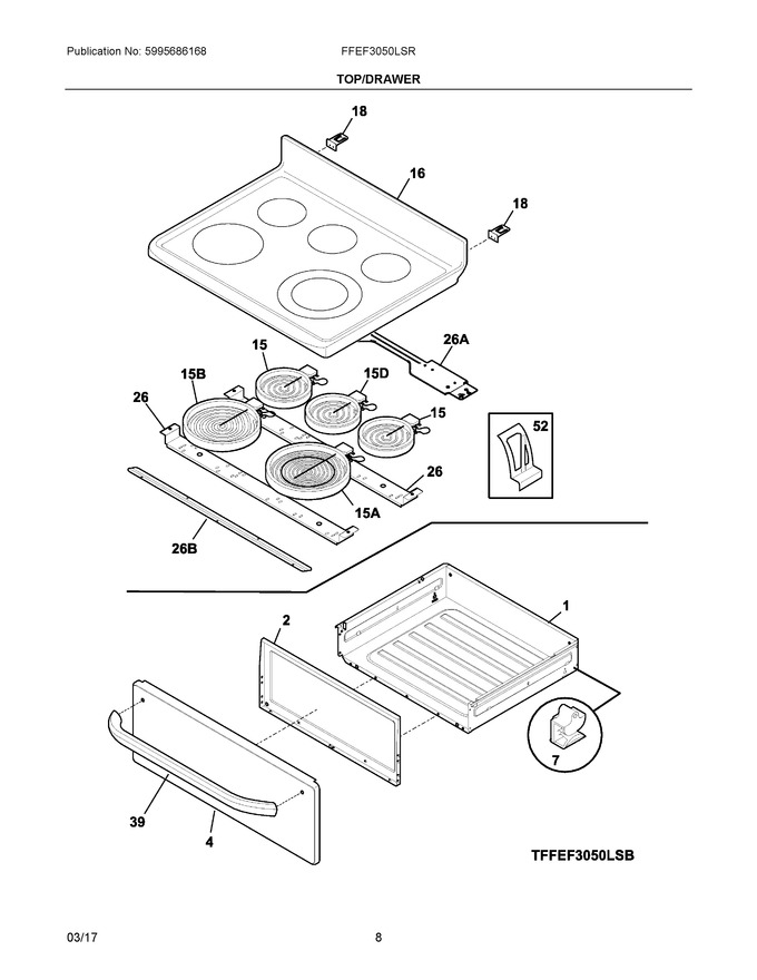 Diagram for FFEF3050LSR