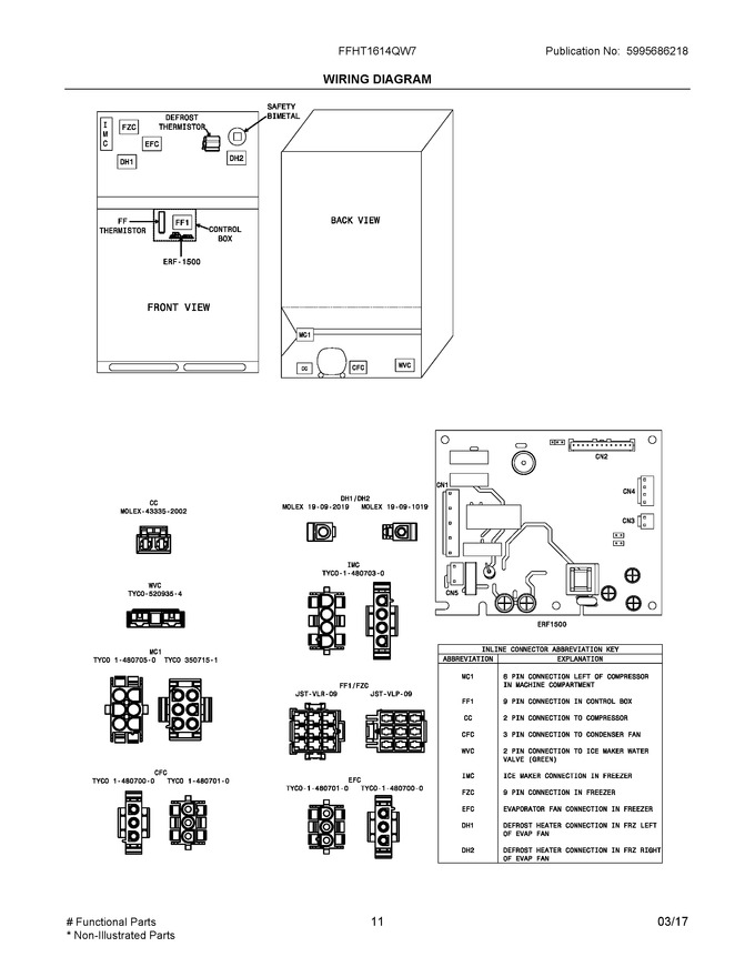 Diagram for FFHT1614QW7