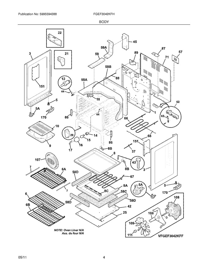 Diagram for FGEF3042KFH