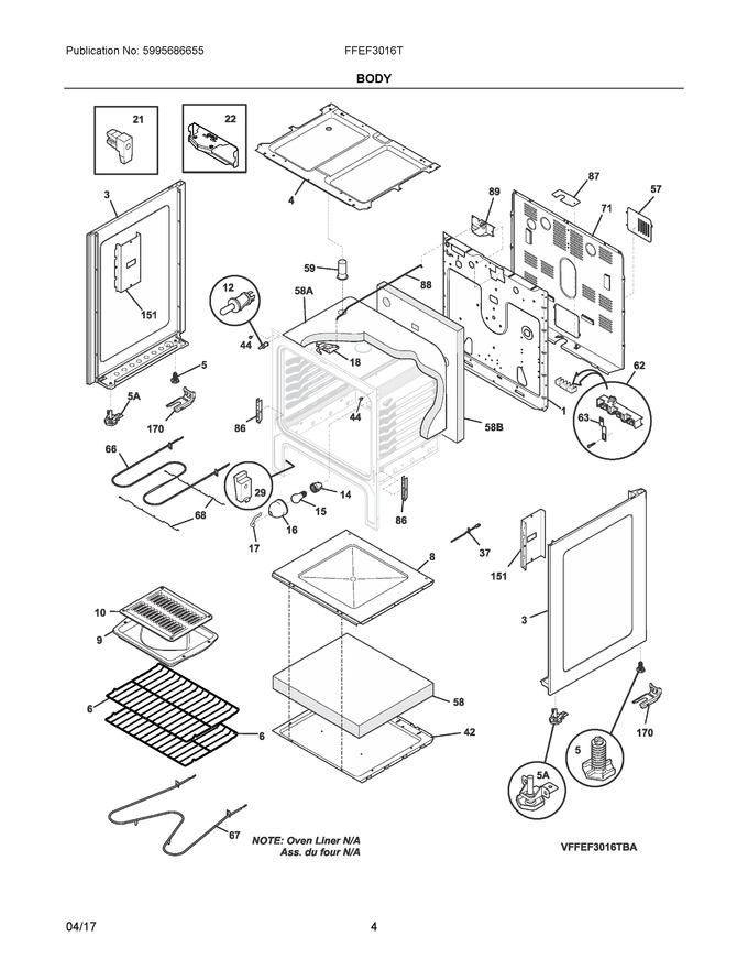 Diagram for FFEF3016TBA