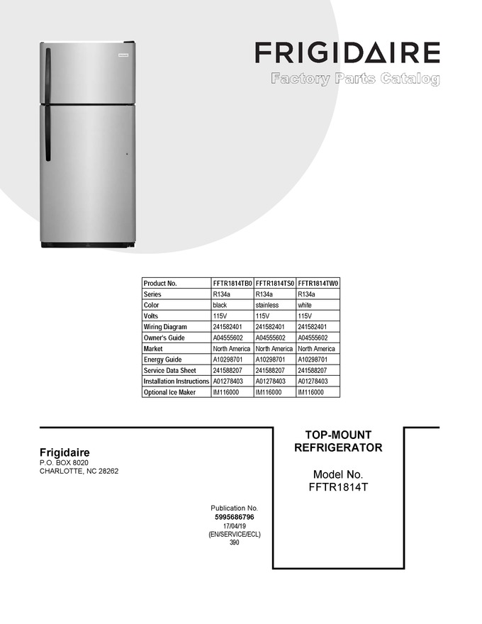 Diagram for FFTR1814TW0