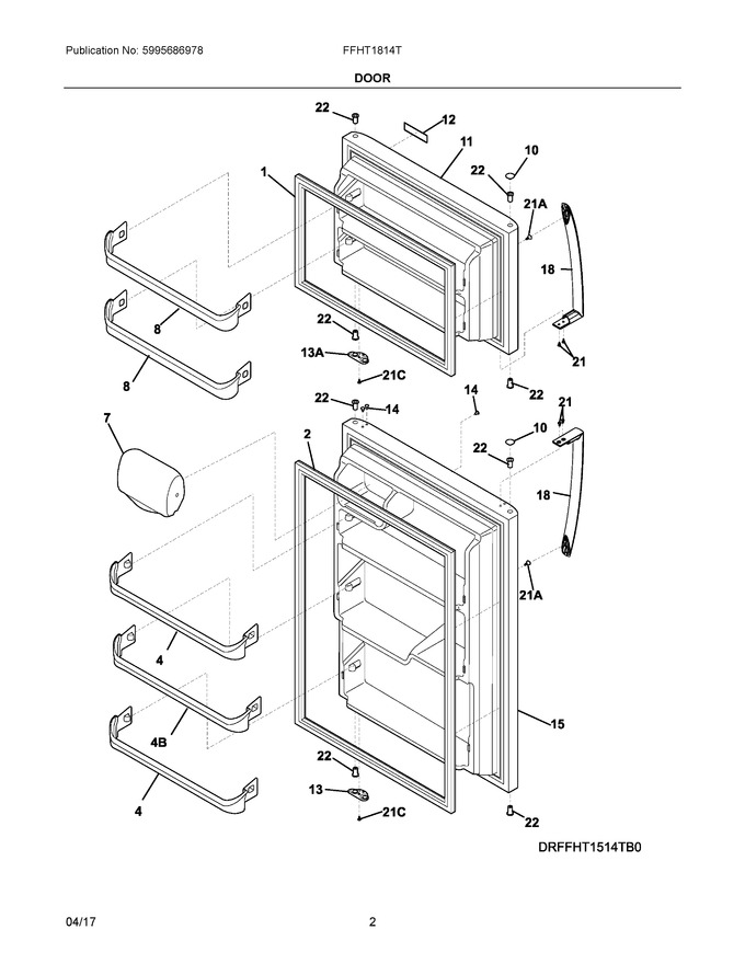 Diagram for FFHT1814TB0