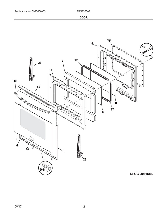 Diagram for FGGF3058RWD