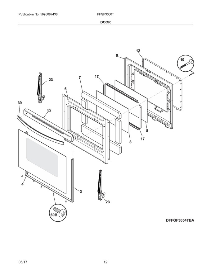 Diagram for FFGF3056TBA