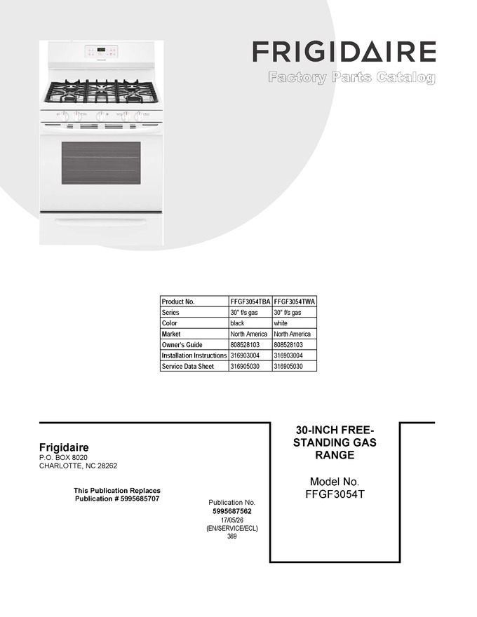 Diagram for FFGF3054TWA