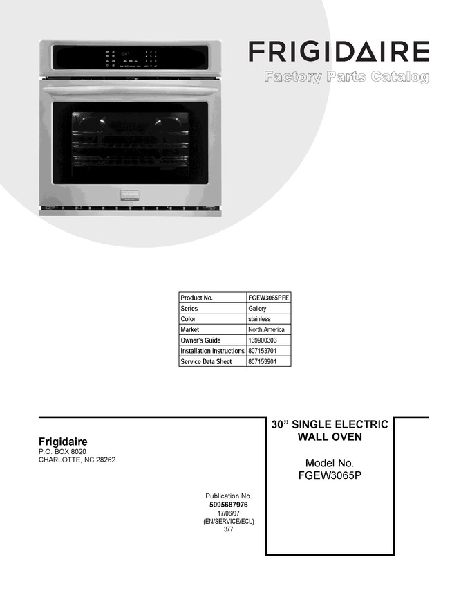 Diagram for FGEW3065PFE