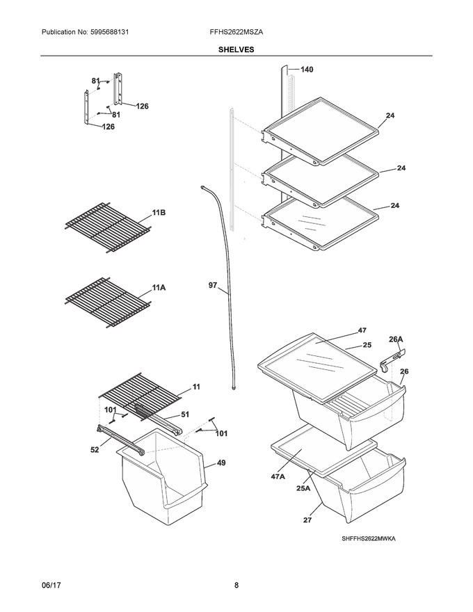 Diagram for FFHS2622MSZA