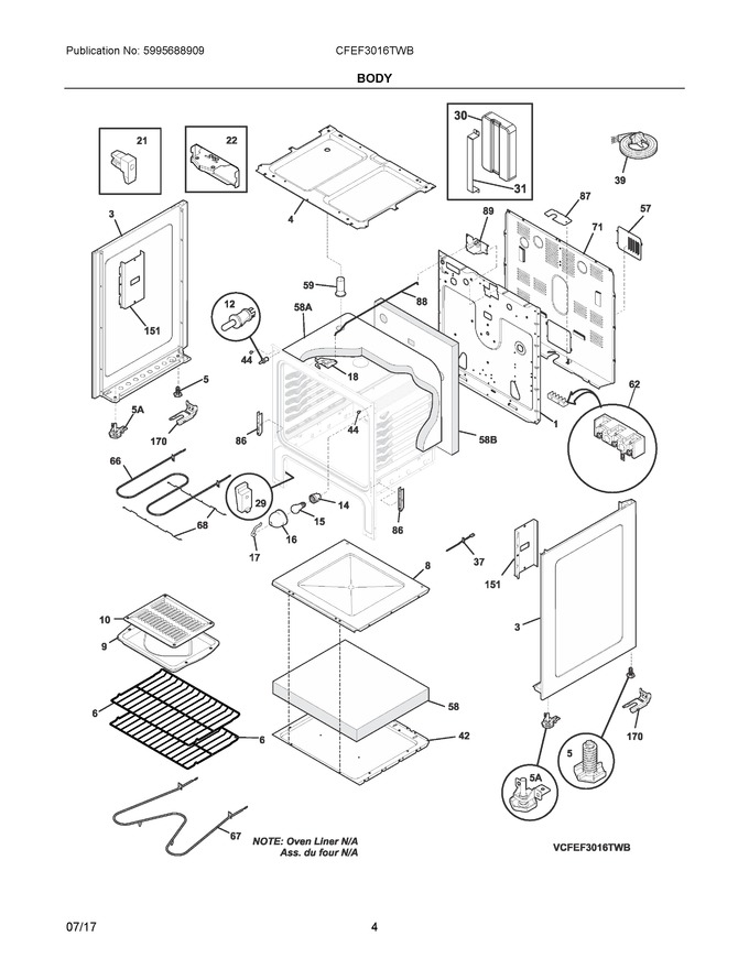 Diagram for CFEF3016TWB