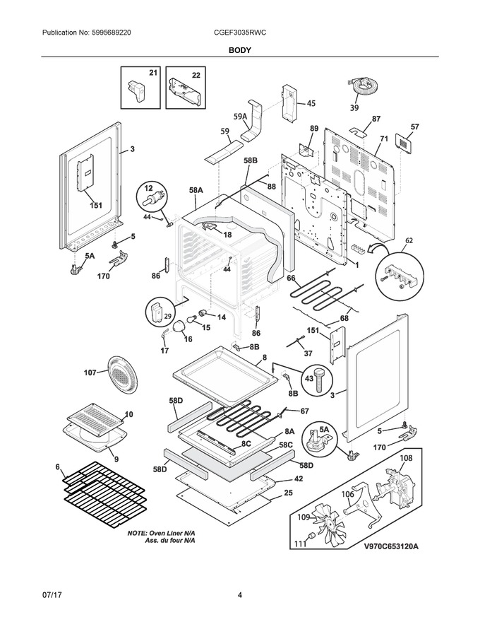 Diagram for CGEF3035RWC