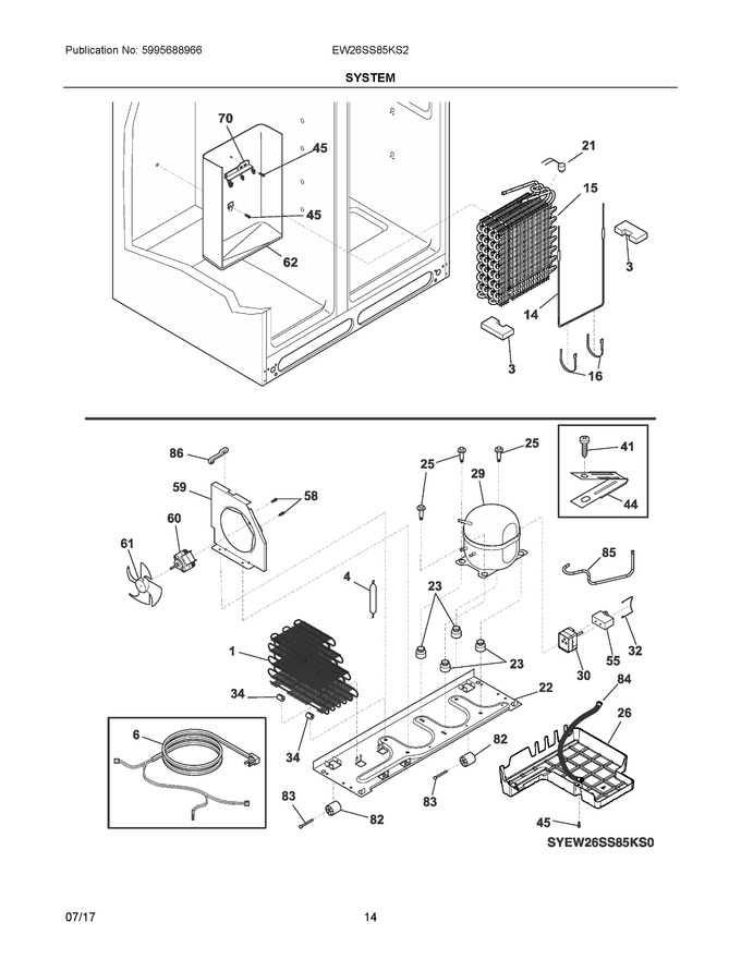 Diagram for EW26SS85KS2