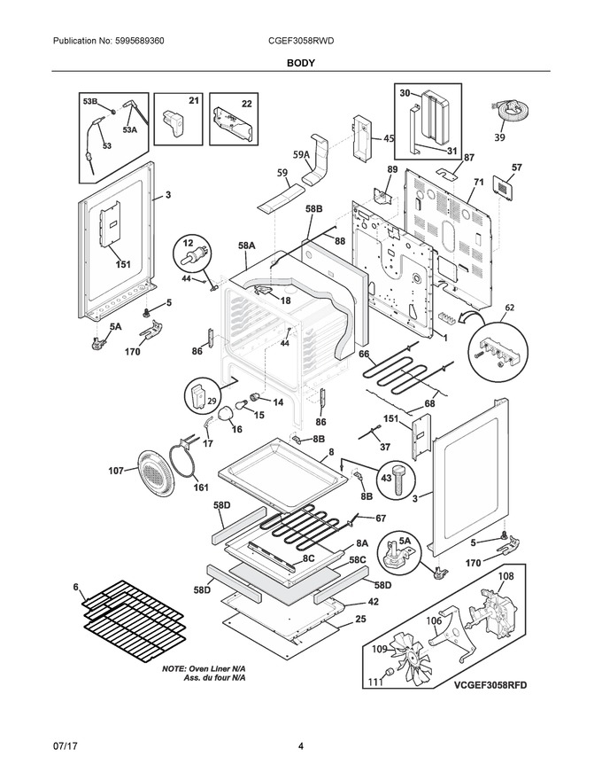 Diagram for CGEF3058RWD