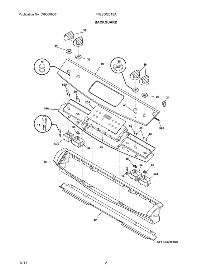 Diagram for FFES3026TSA