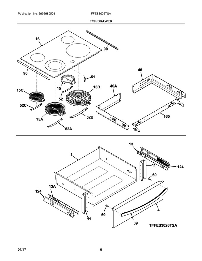 Diagram for FFES3026TSA