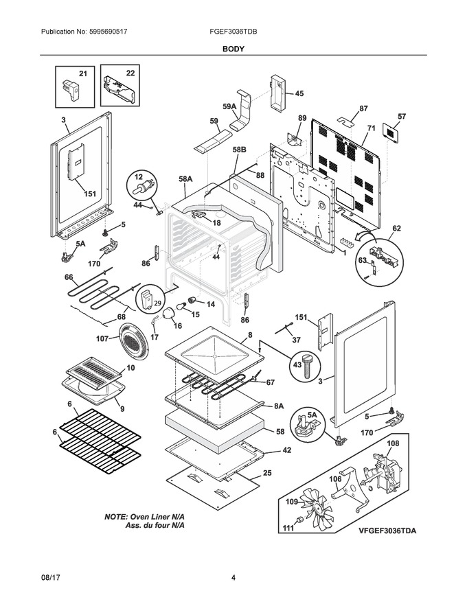 Diagram for FGEF3036TDB