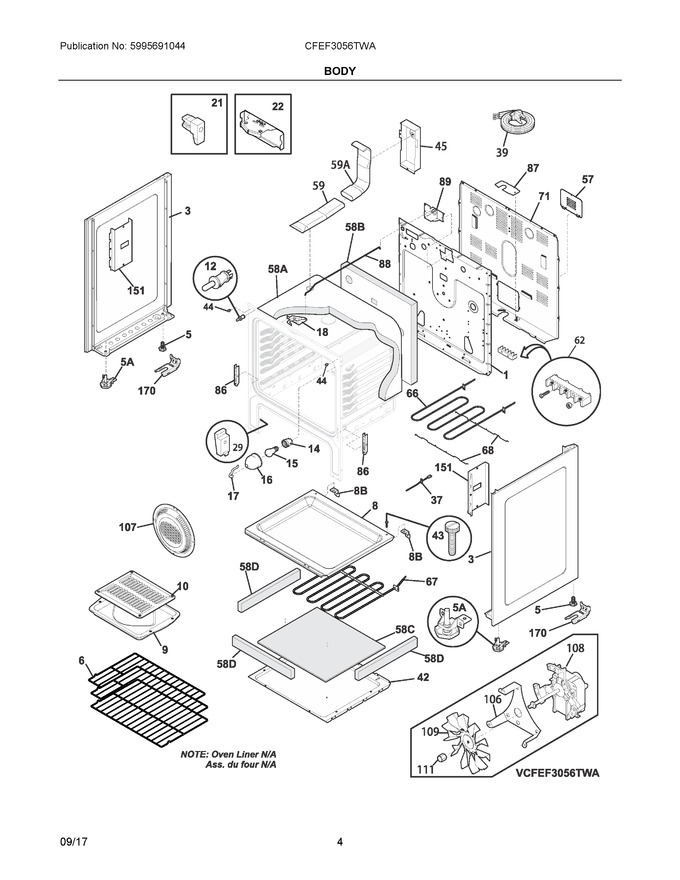 Diagram for CFEF3056TWA