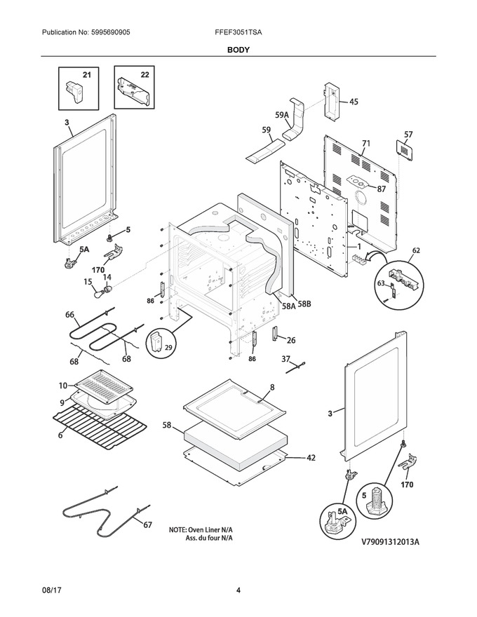 Diagram for FFEF3051TSA