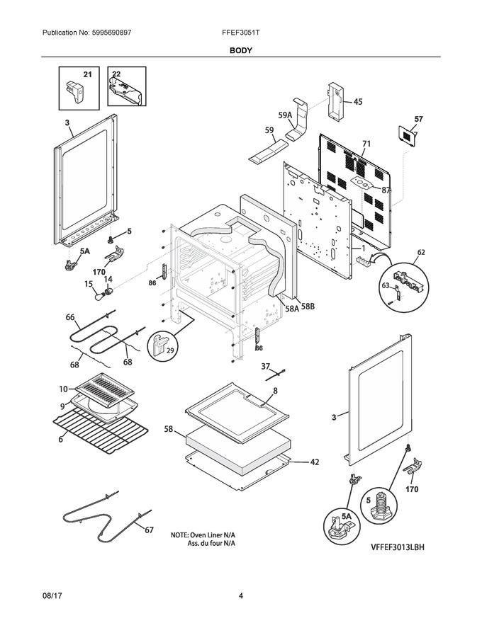 Diagram for FFEF3051TWA