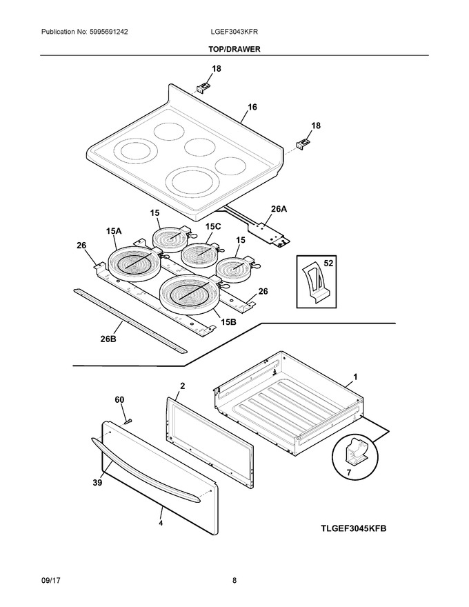 Diagram for LGEF3043KFR