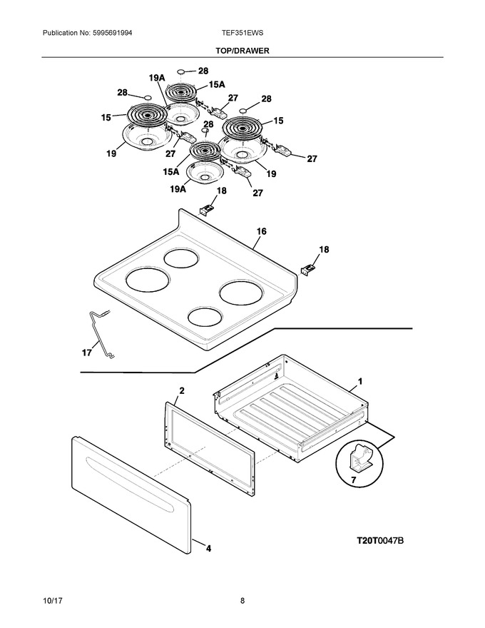 Diagram for TEF351EWS