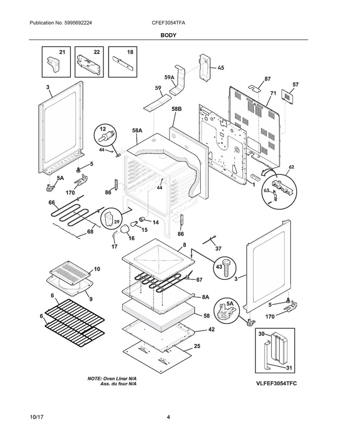 Diagram for CFEF3054TFA