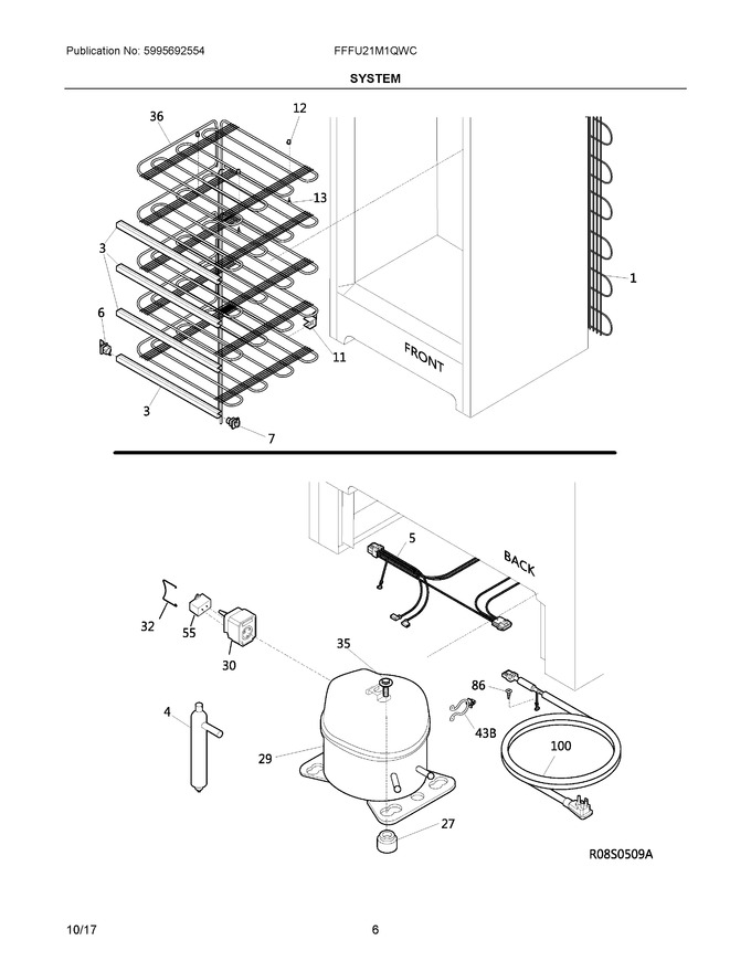 Diagram for FFFU21M1QWC