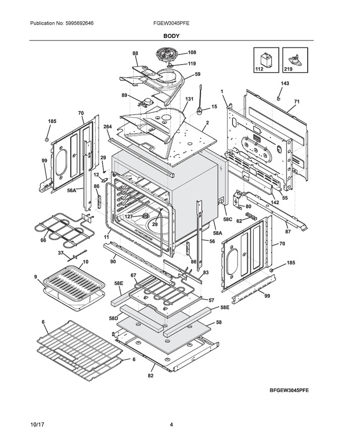 Diagram for FGEW3045PFE