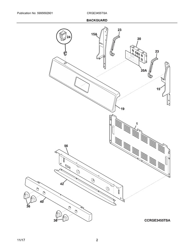 Diagram for CRGE3455TSA