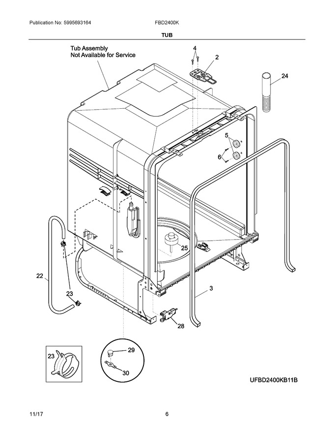 Diagram for FBD2400KB11B