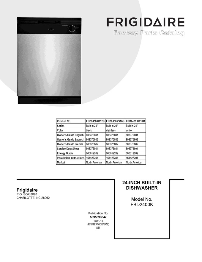 Diagram for FBD2400KB12B