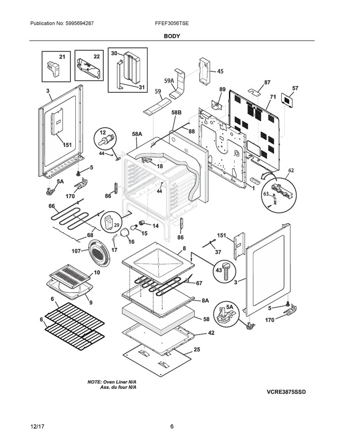 Diagram for FFEF3056TSE