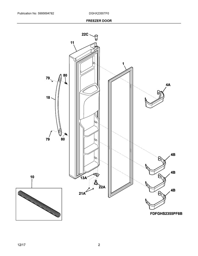 Diagram for DGHX2355TF0