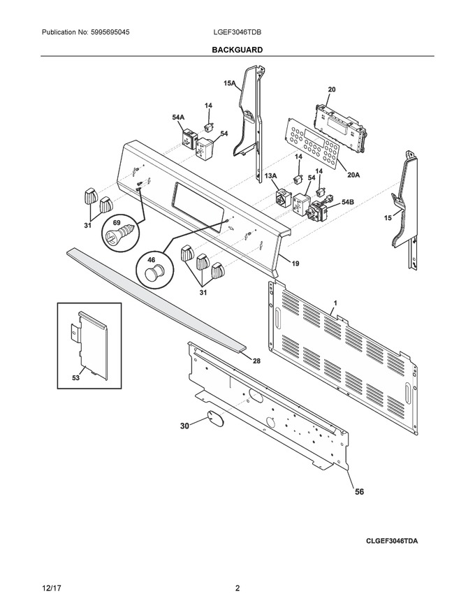 Diagram for LGEF3046TDB