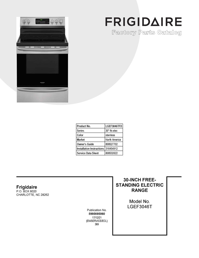 Diagram for LGEF3046TFD