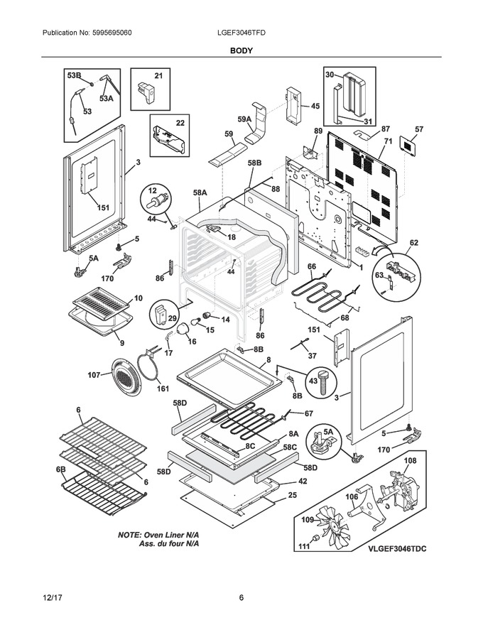 Diagram for LGEF3046TFD