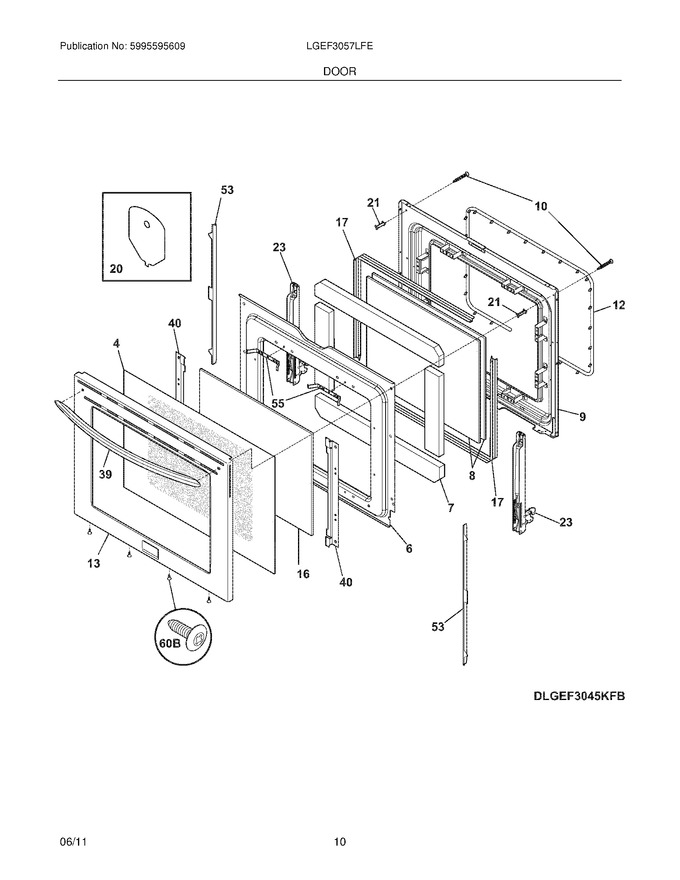 Diagram for LGEF3057LFE