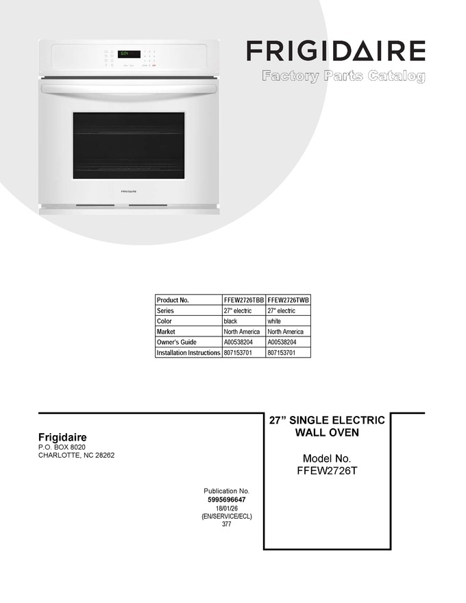 Diagram for FFEW2726TBB