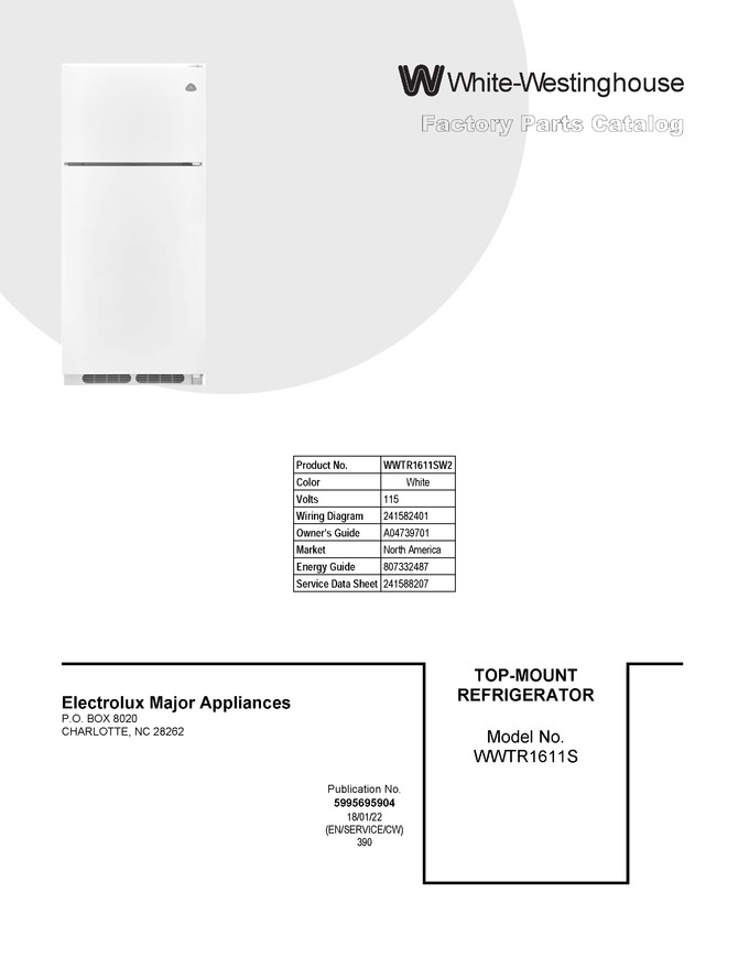 Diagram for WWTR1611SW2