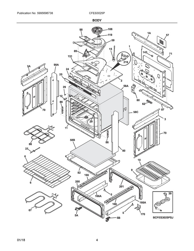 Diagram for CFES3025PSJ