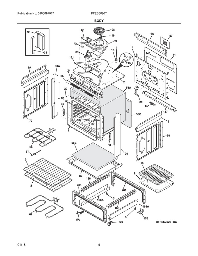 Diagram for FFES3026TWC