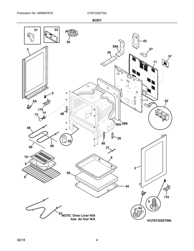 Diagram for CFEF3052TSA