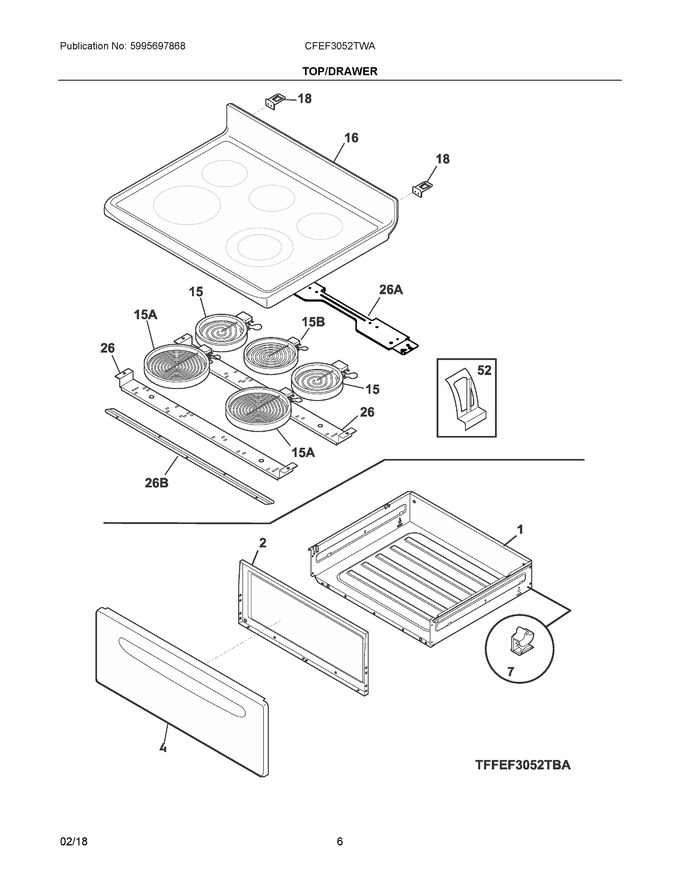 Diagram for CFEF3052TWA