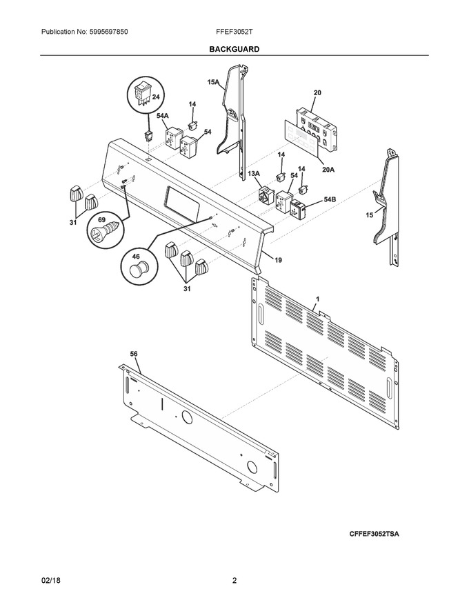 Diagram for FFEF3052TWA