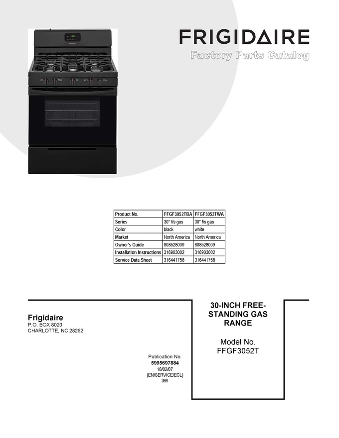 Diagram for FFGF3052TWA