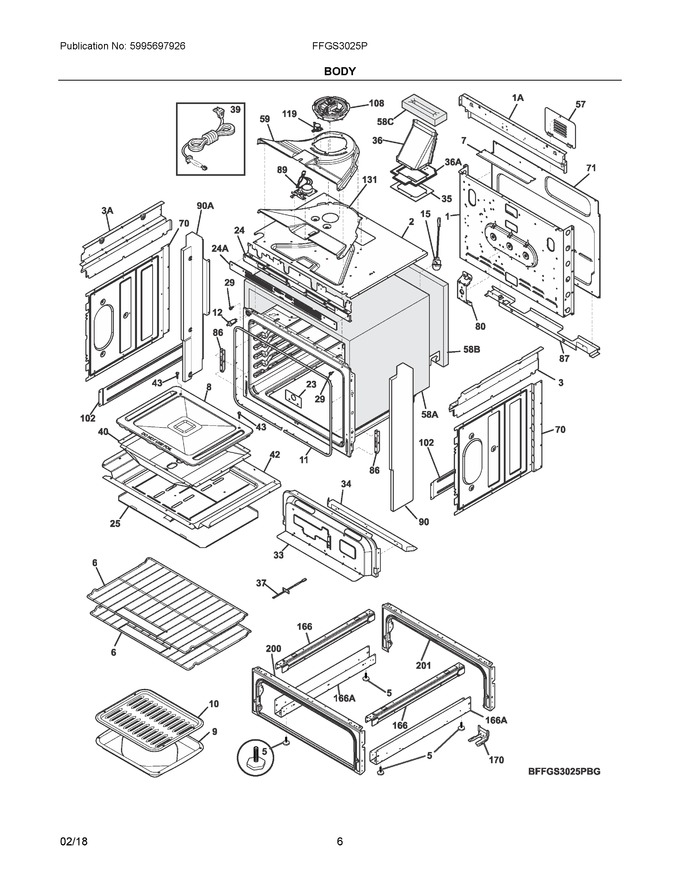 Diagram for FFGS3025PBK