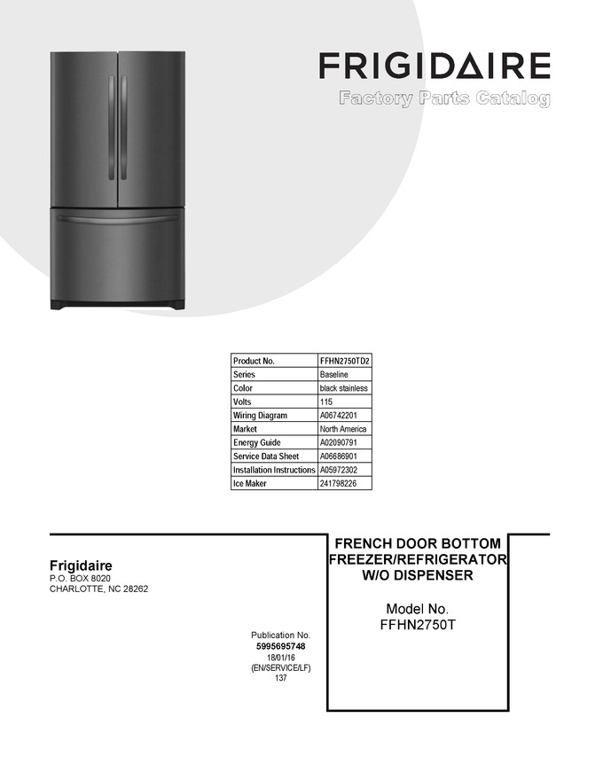 Diagram for FFHN2750TD2