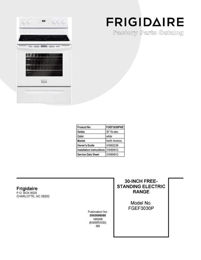 Diagram for FGEF3030PWE